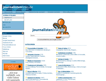 Tablet Screenshot of journalistenlinks.de